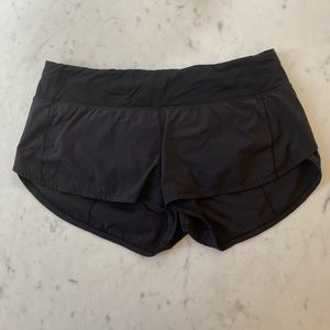 lulu lemon speed up short black